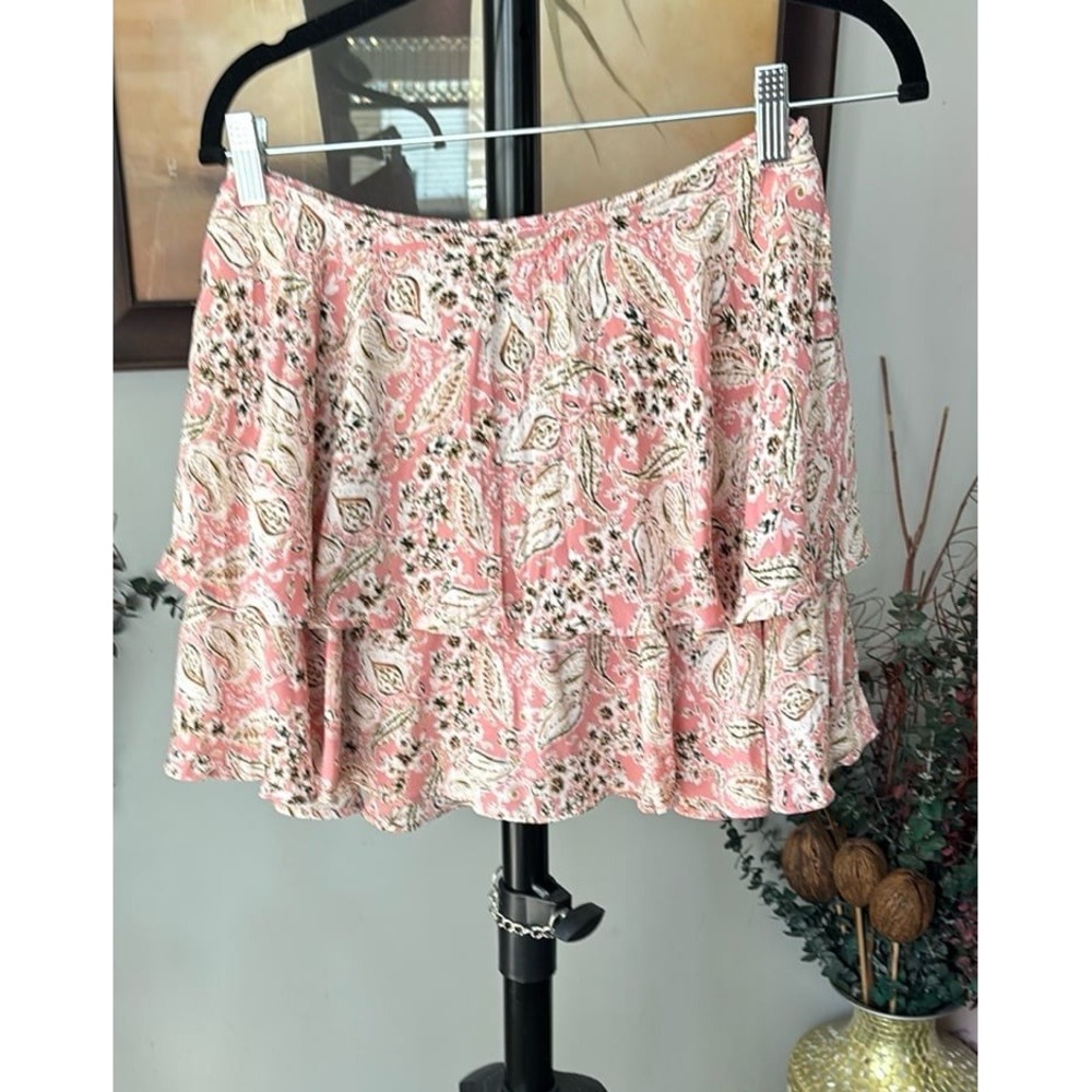 Zara Tiered‎ Mini Ruffle Skirt